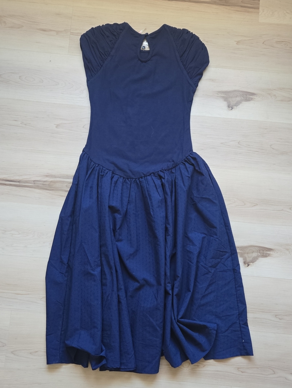 NWOT Free People Afternoon Elegance Midi Dress, Blue, Size Medium - Picture 5 of 5